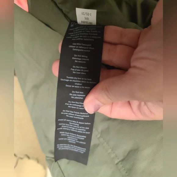 Merrell Olive Green Long Parka Jacket – Size XXL